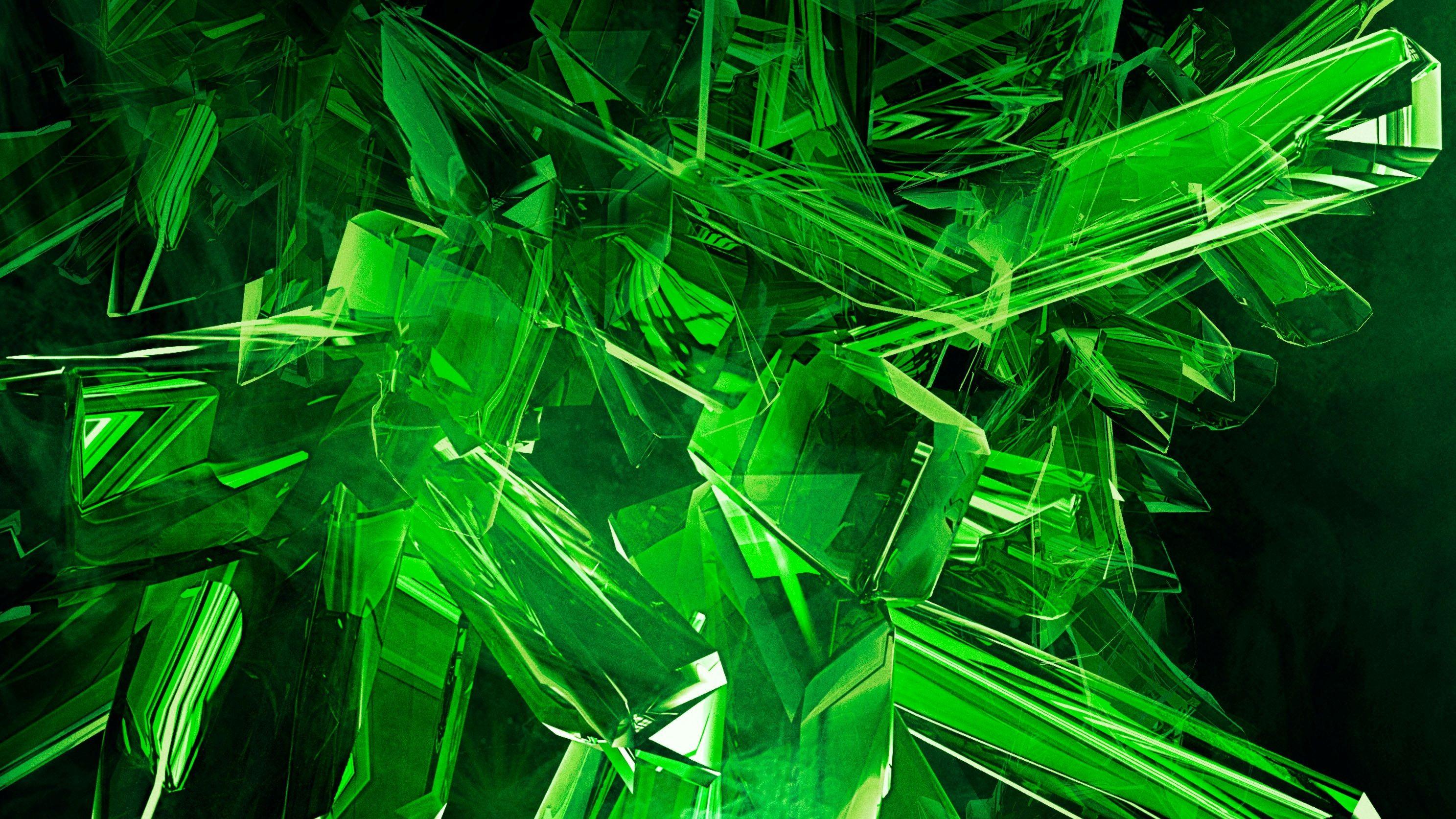 Cool Green 3D HD Abstract Wallpapers - Top Free Cool Green 3D HD Abstract  Backgrounds - WallpaperAccess