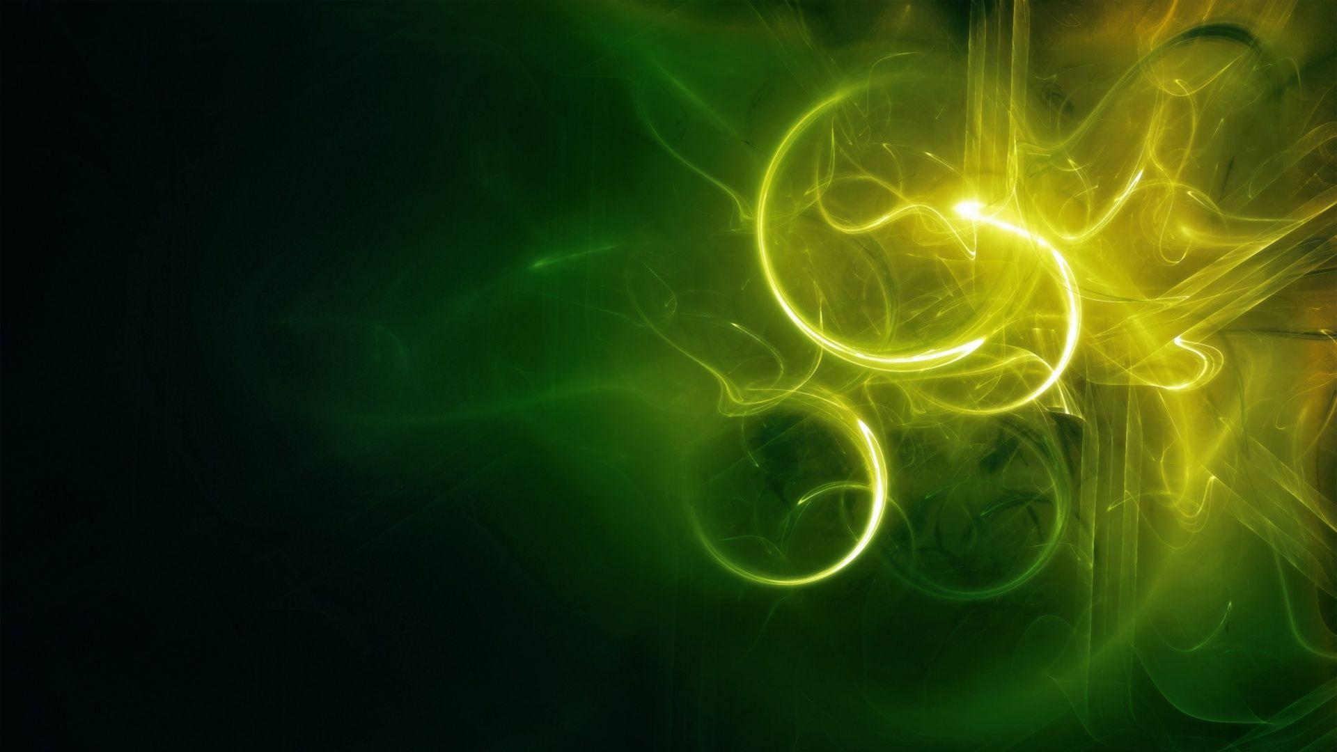 1920x1080 Green Abstract Wallpaper HD