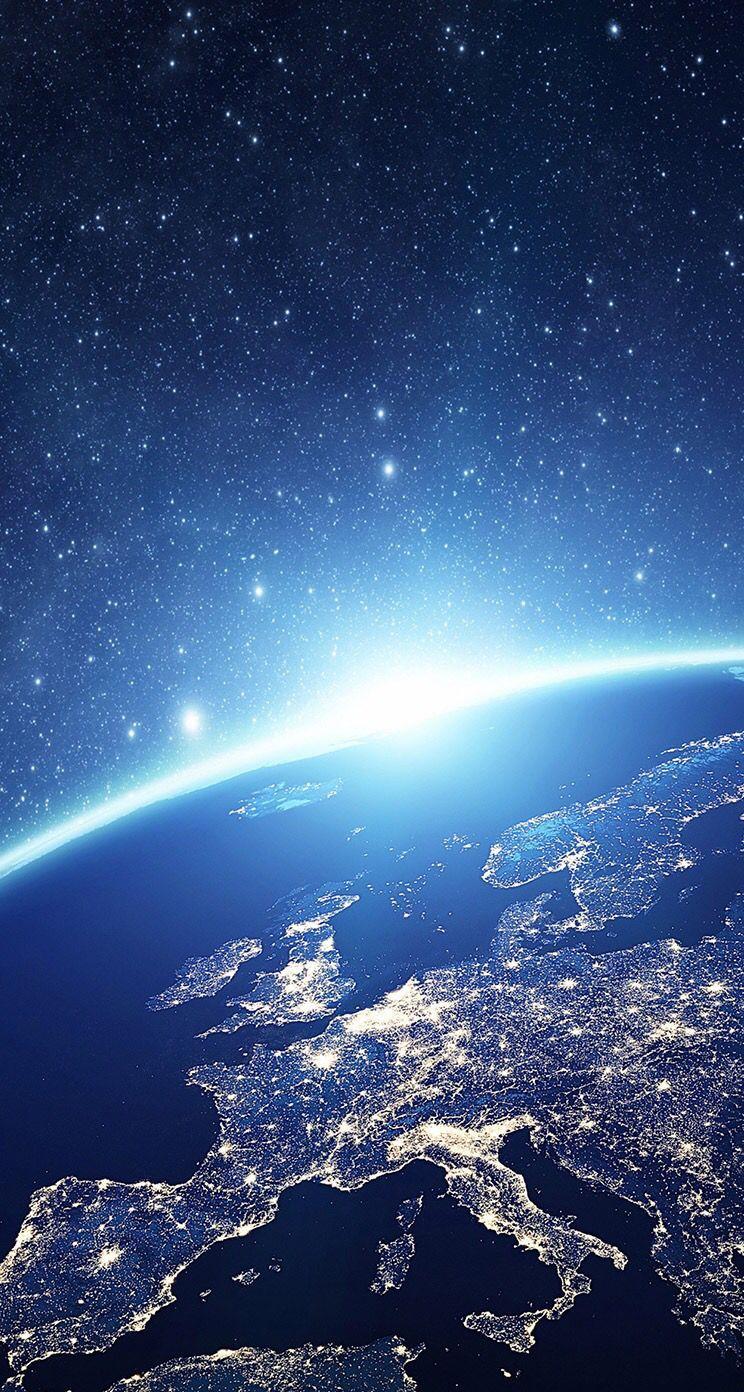 744x1392 space #planet #earth #wallpaper #background #phone