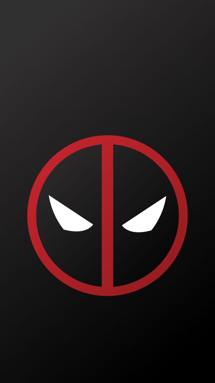 736x1309 Deadpool logo wallpaper