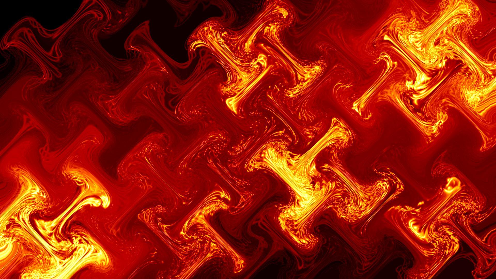 1920x1080 Abstract fire glass red wallpaper HD