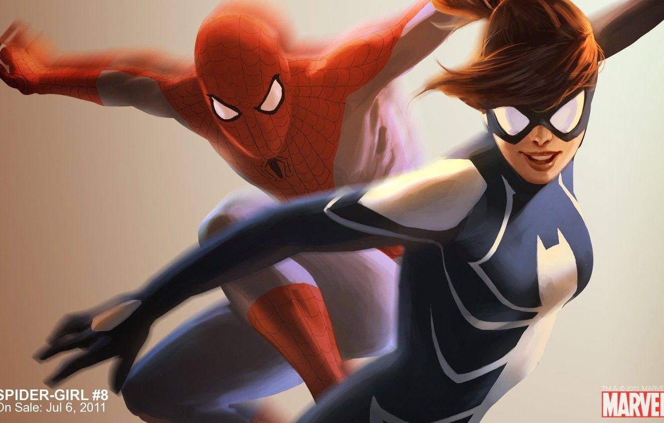 1332x850 Wallpaper Marvel, Spider Man, Spider Man, The Girl Spider