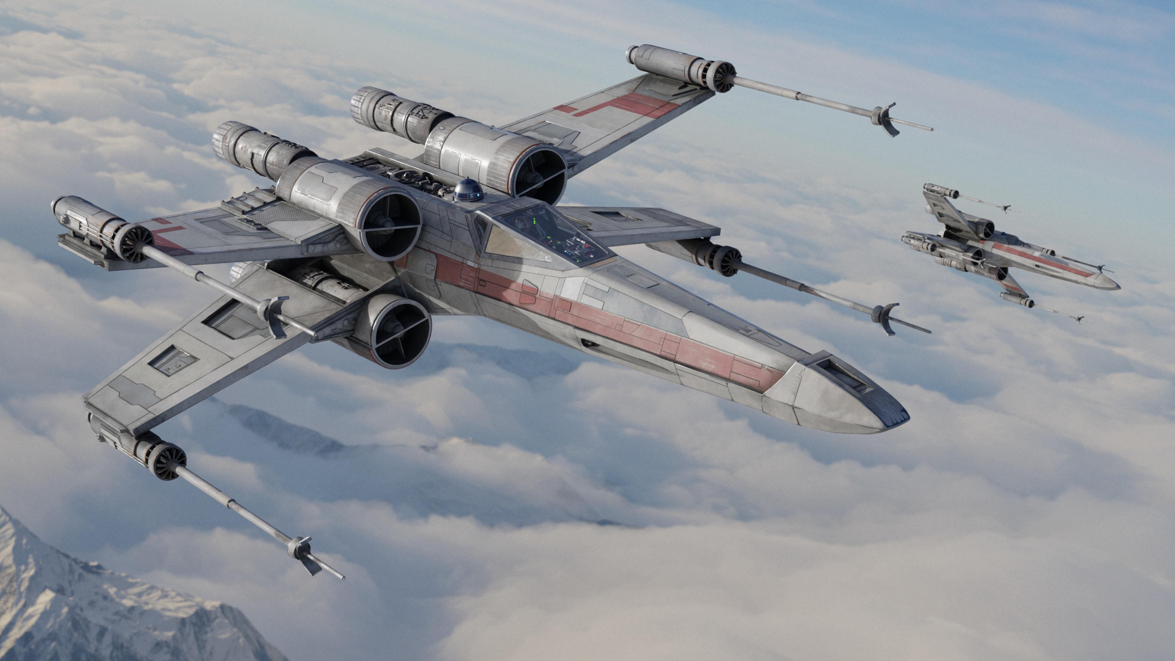 3840x2160 X Wing And Y Wing, For Your 4k Rendered