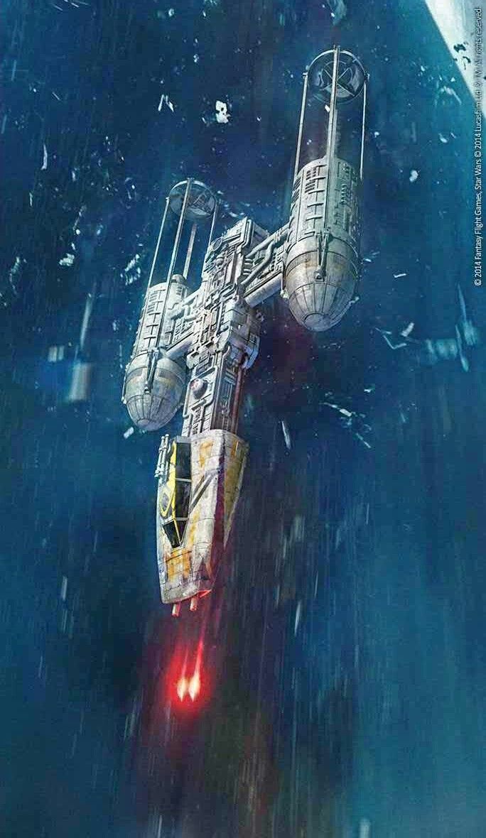 684x1180 Star Wars: Y Wing Fighter