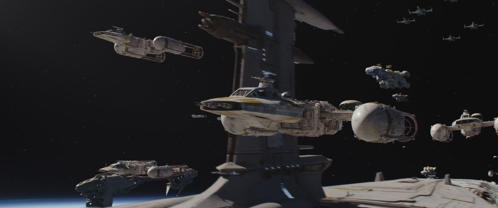 2000x838 Digital Y Wing On Rogue One. RPF