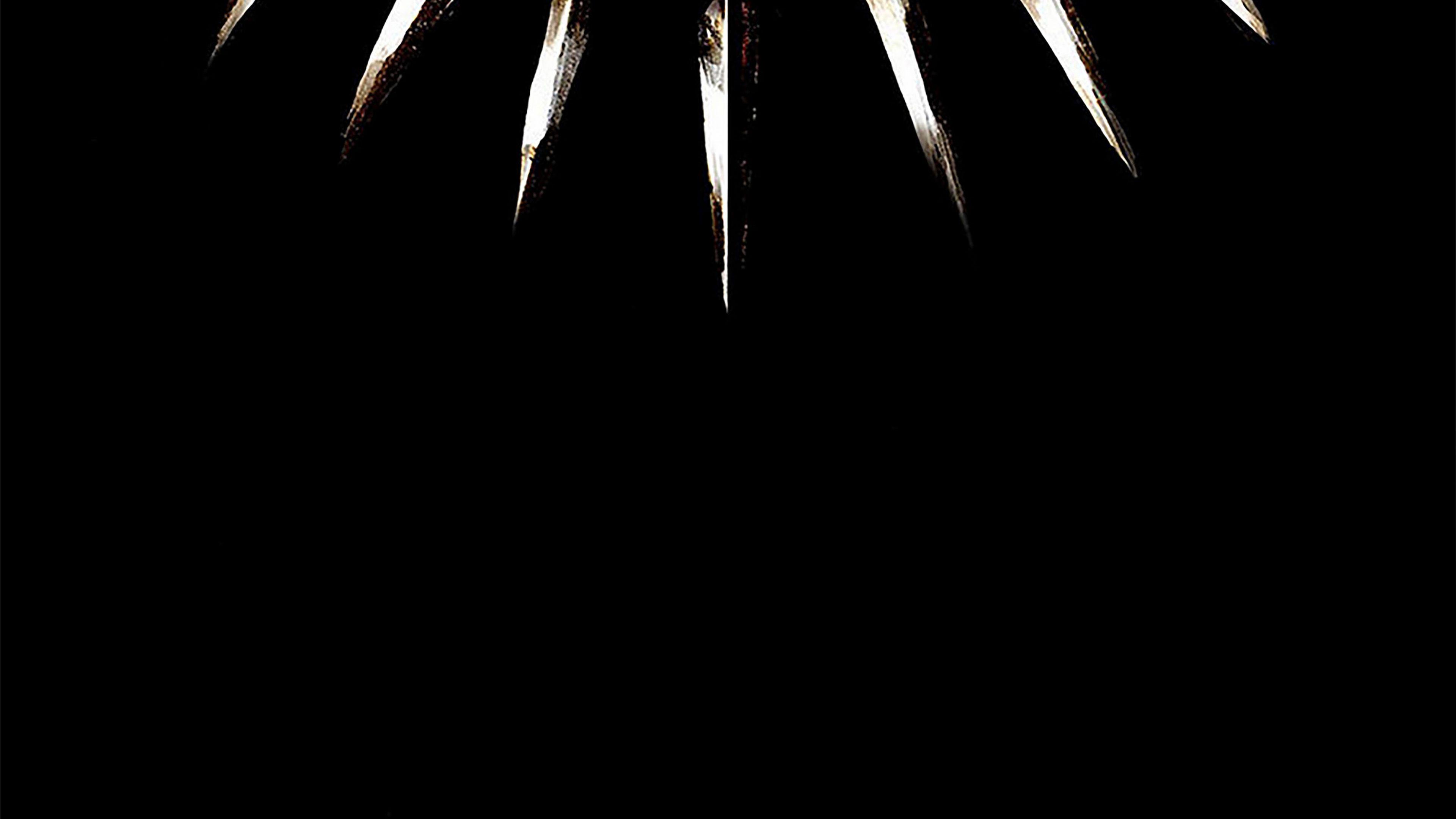 3840x2160 Minimal Simple Black Panther Marvel Hero Art