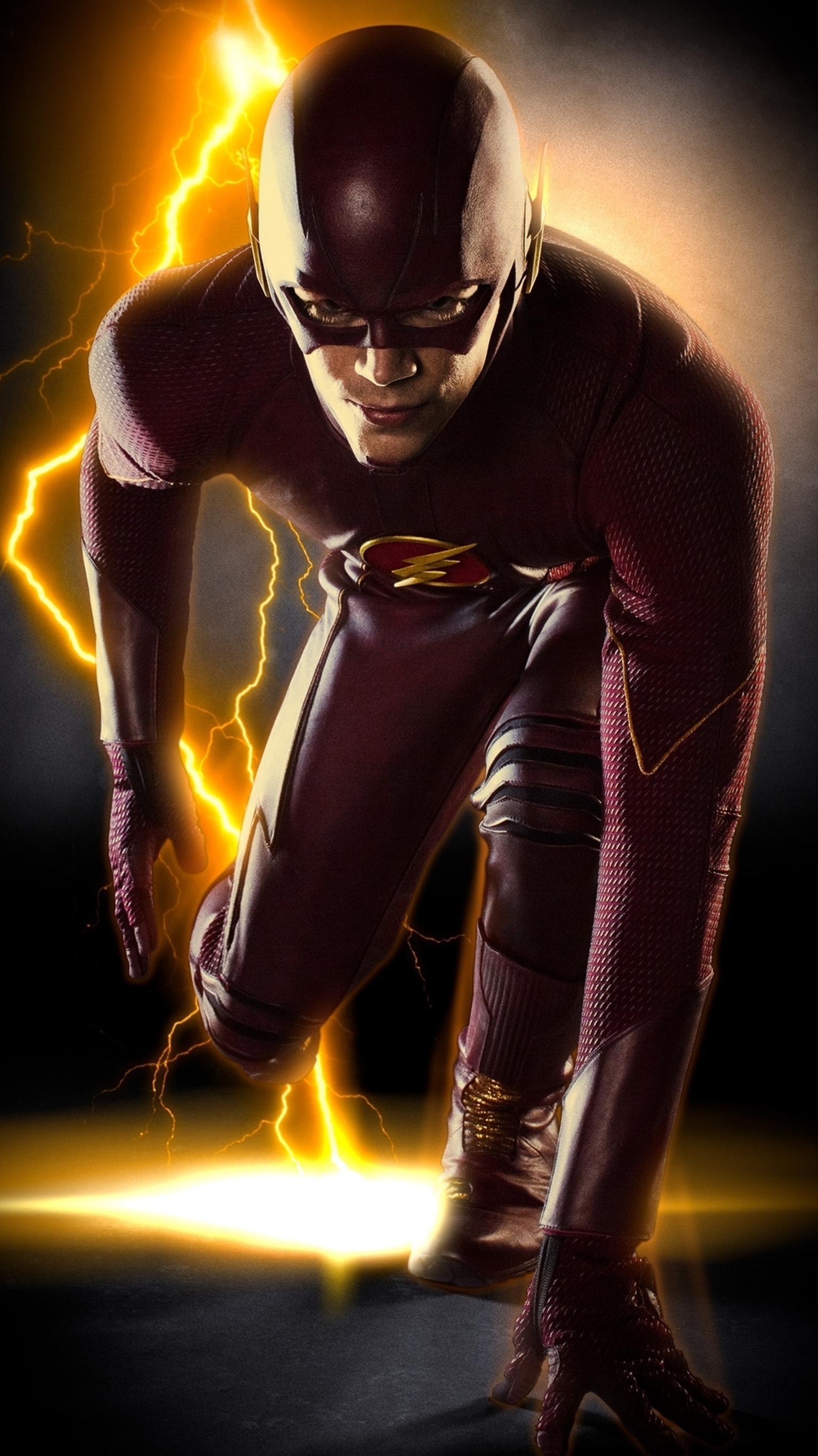 1536x2732 The Flash Phone Wallpaper
