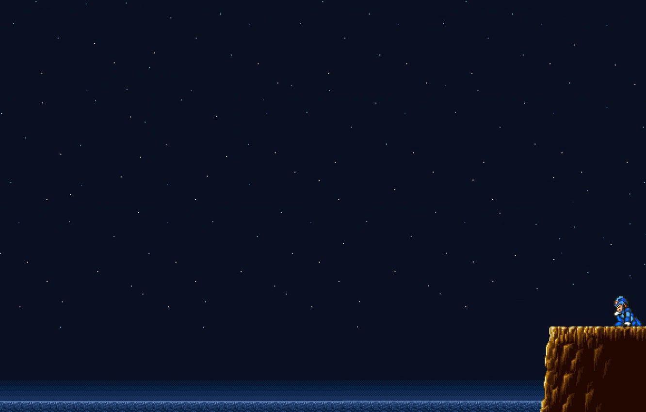 1332x850 Wallpaper The sky, Minimalism, Night, Stars, The game, Retro