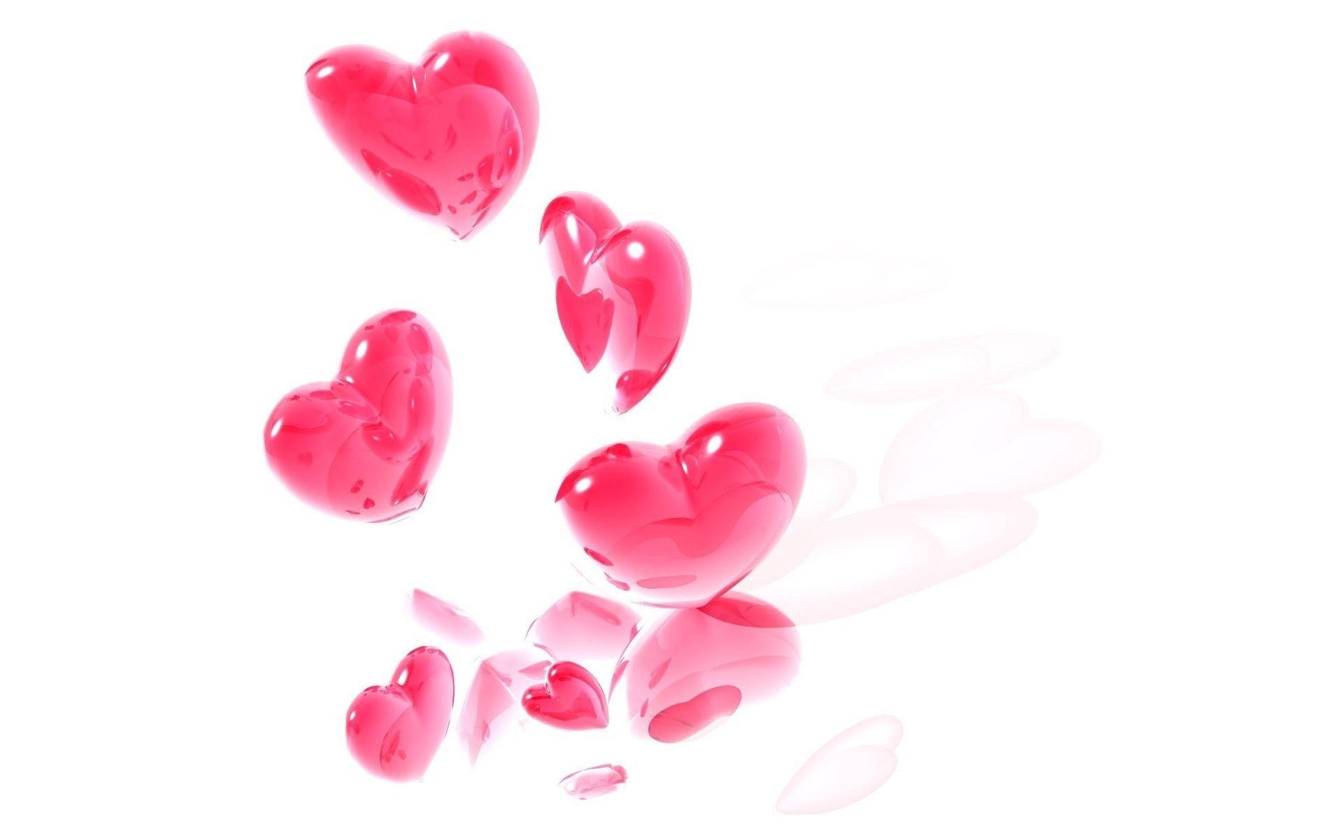 1920x1200 Hearts Background Wallpaper