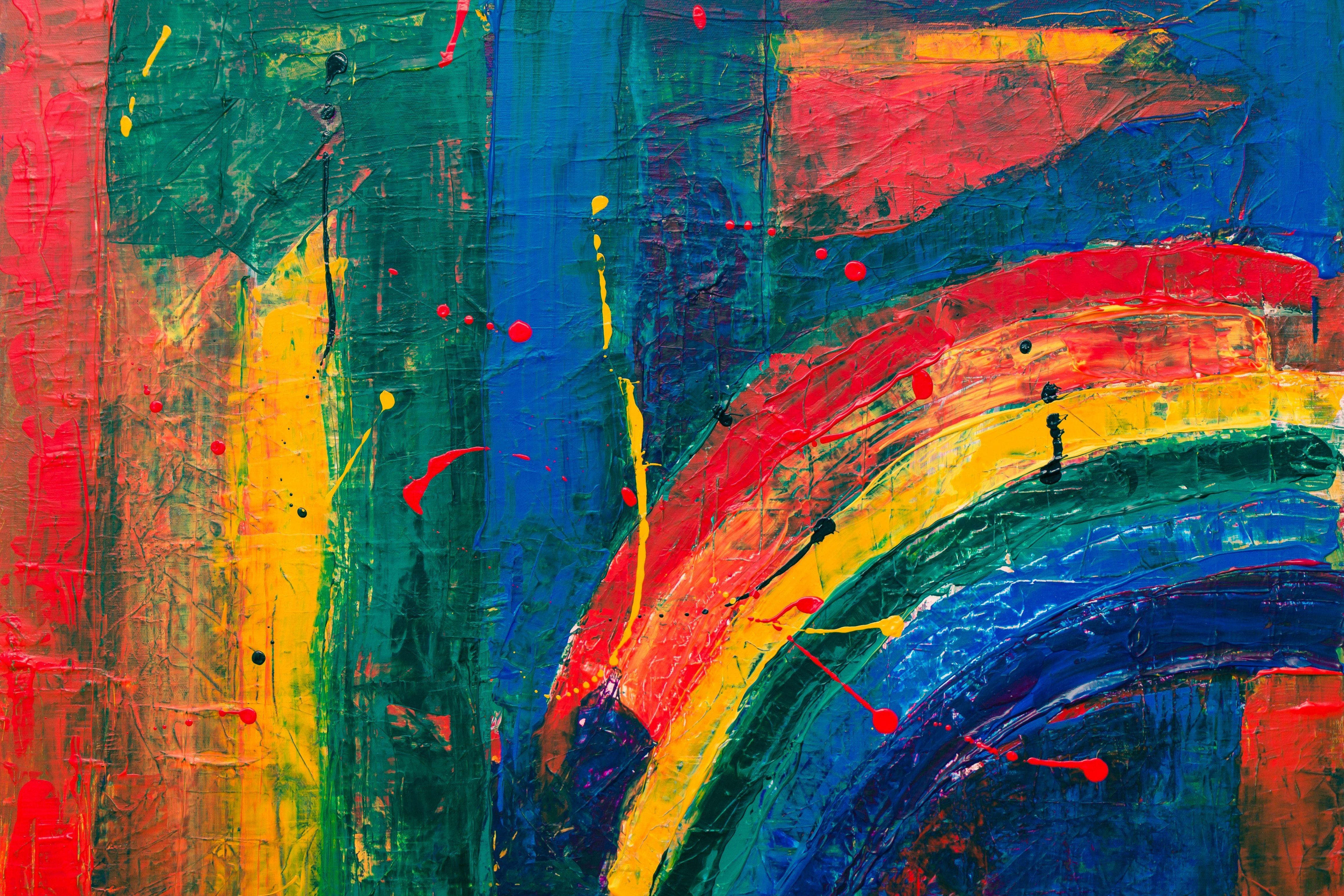 4636x3091 Abstract Painting · Free