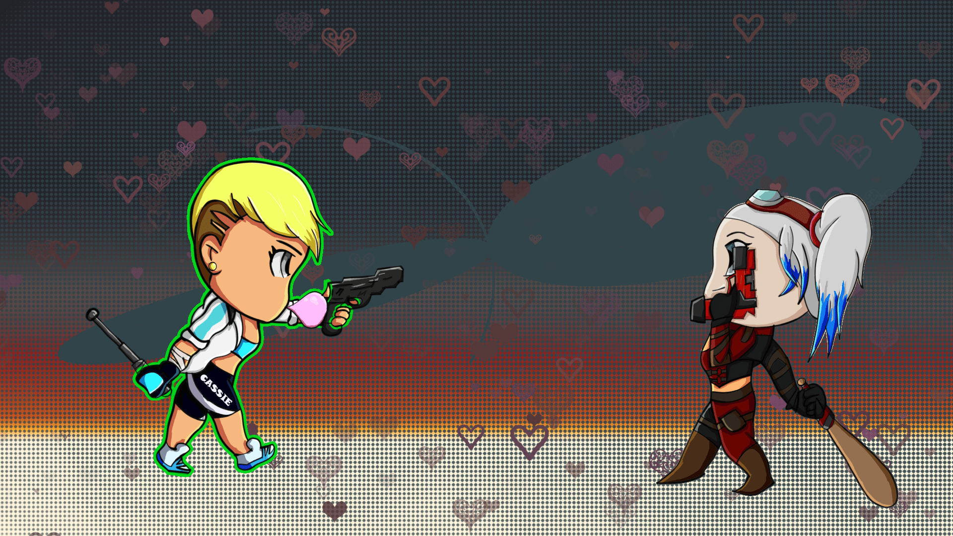1920x1080 Cassie Cage (Mortal Kombat) vs Harley Quinn (Injustice 2) HD