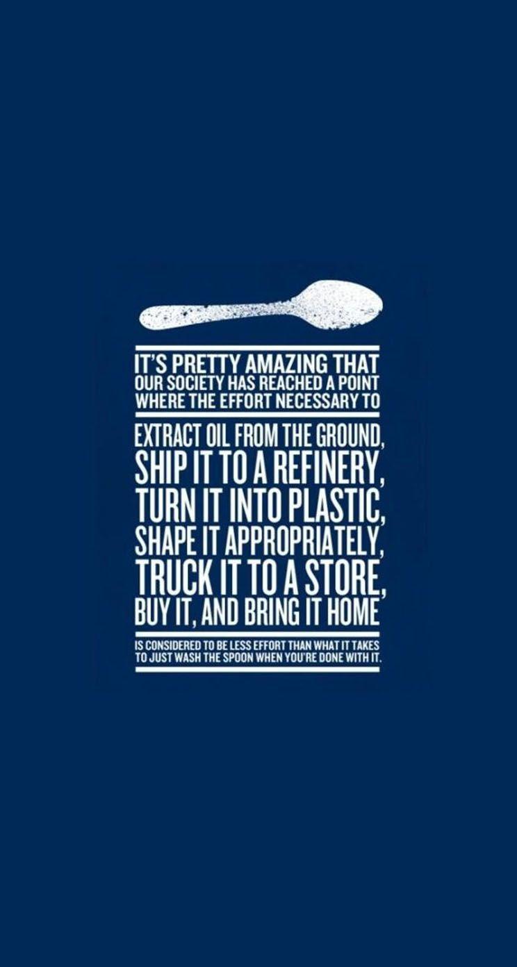 744x1392 The iPhone Wallpaper The Amazing Plastic Spoon