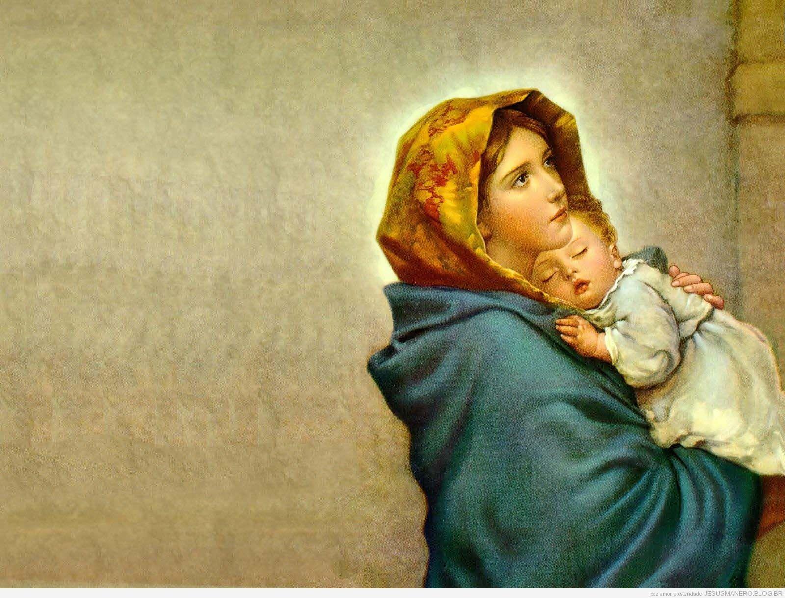Mary and Jesus Wallpapers - Top Free Mary and Jesus Backgrounds -  WallpaperAccess