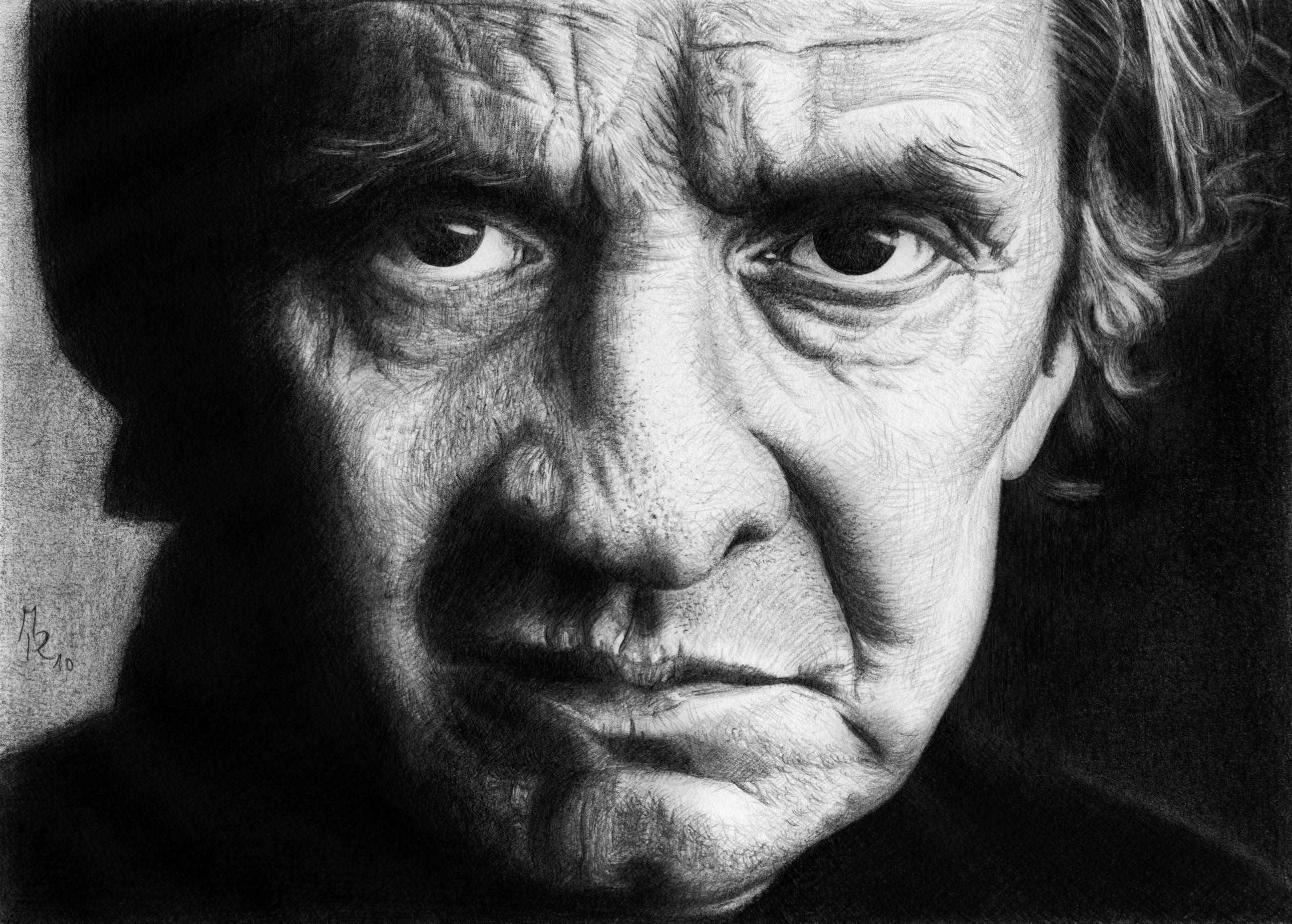 2580x1845 Johnny Cash HD Wallpaper