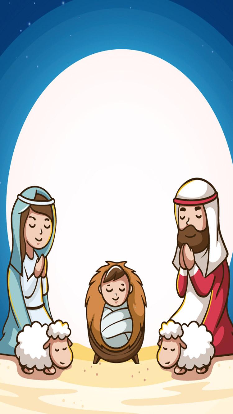 750x1334 Christmas Baby Jesus Wallpaper. Background, Desktop