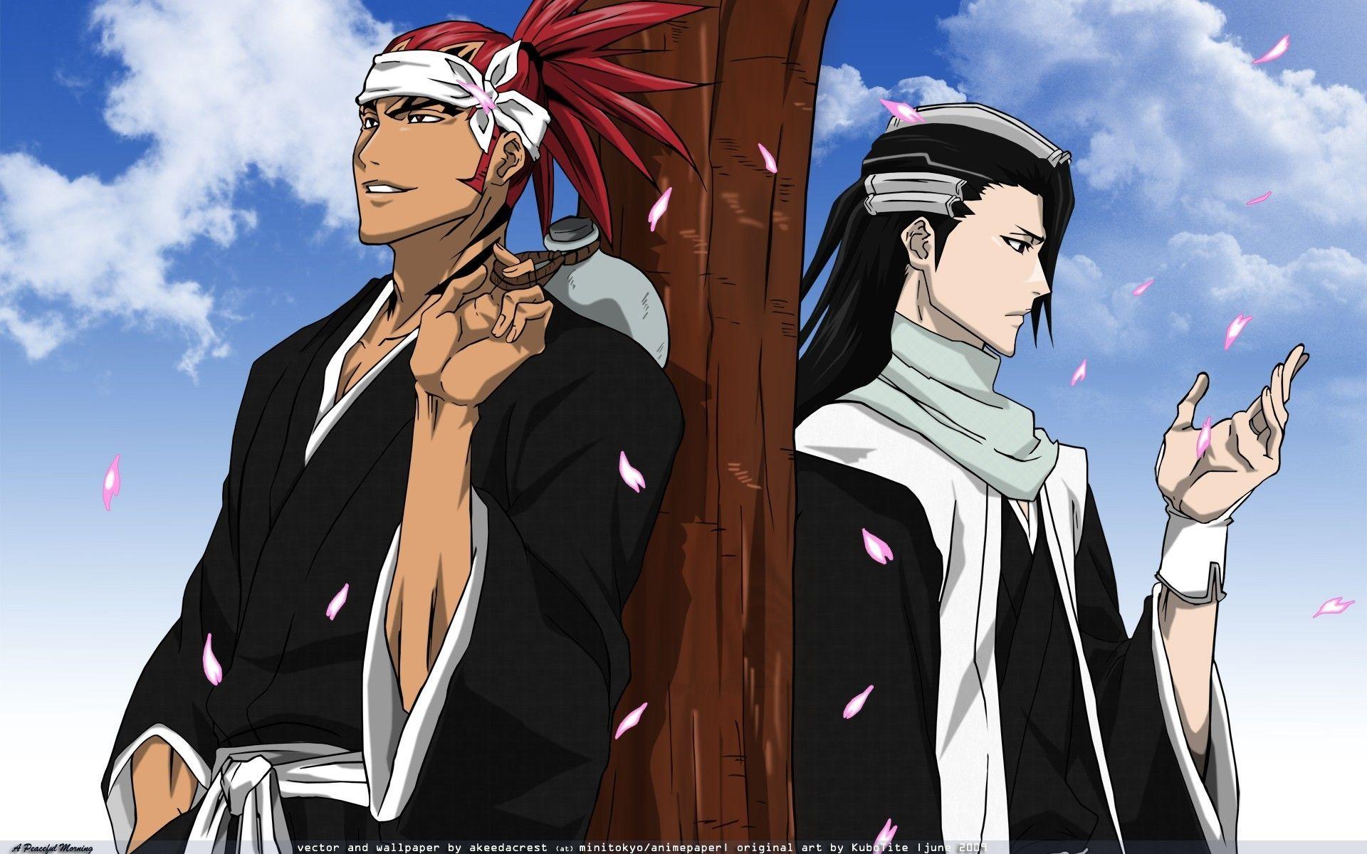 1920x1200 Renji and Byakuya Bleach Anime Background Image for iPad Air 2