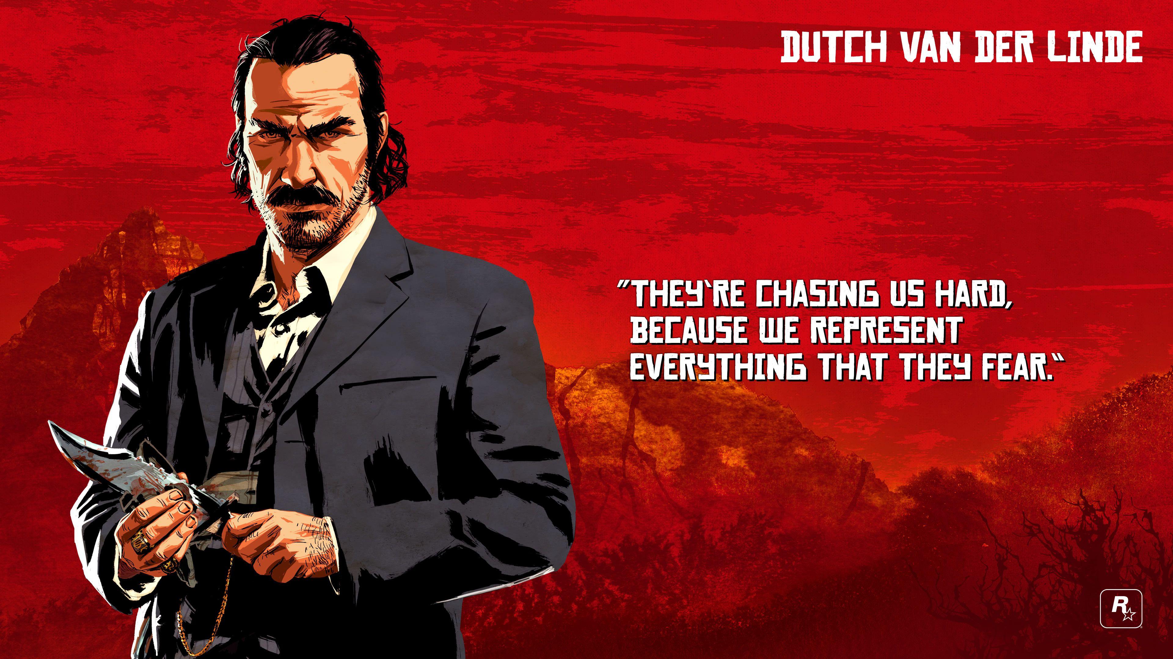 3840x2160 Red Dead Redemption 2 Dutch Van Der Linde UHD 4K Wallpaper