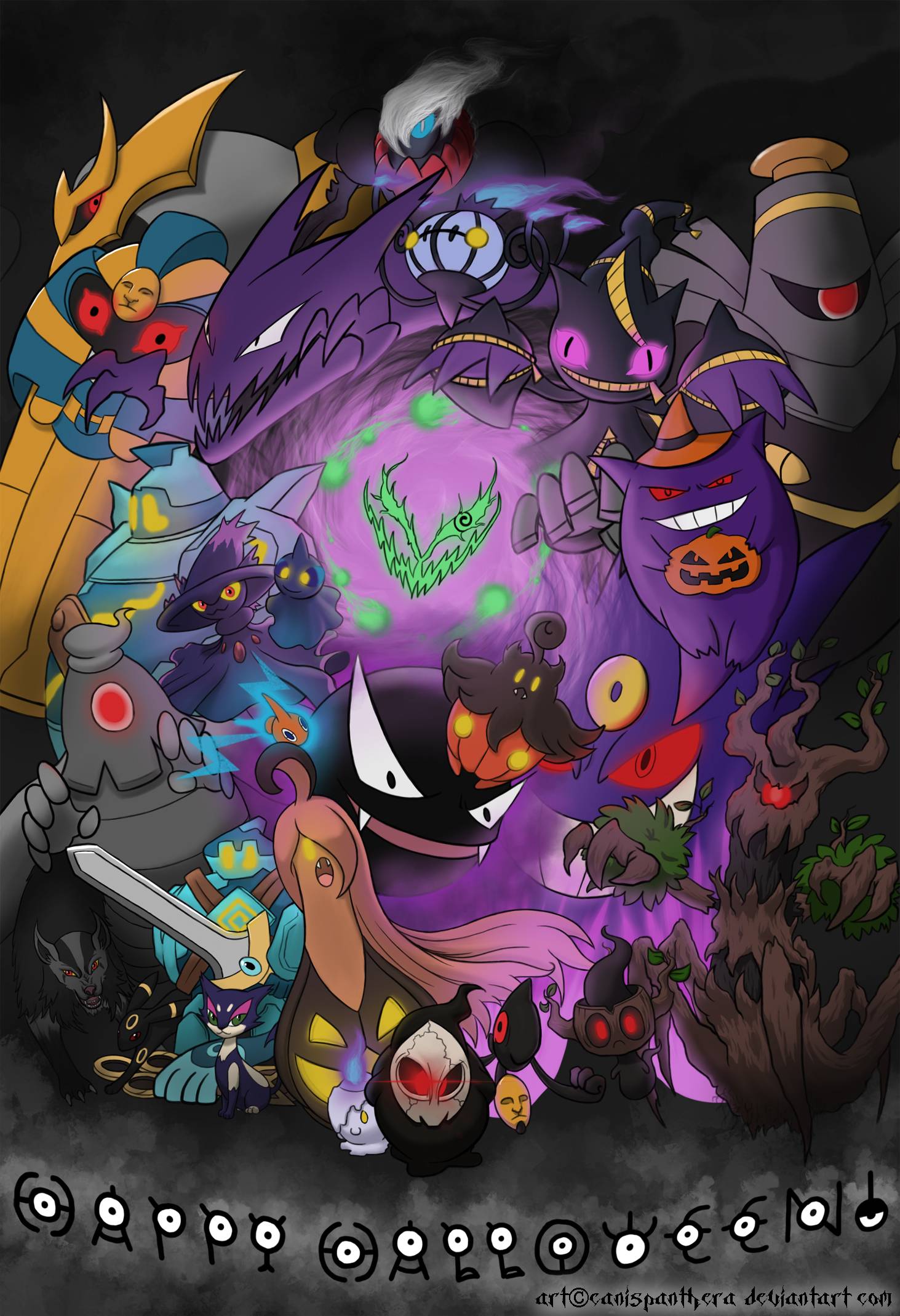 Pokemon Halloween Wallpapers Collection  Pokémon GO Hub