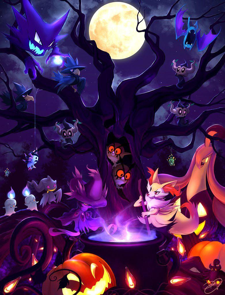 Pokemon Halloween Wallpapers Top Free Pokemon Halloween