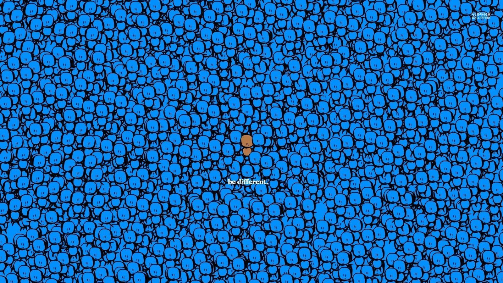 1600x900 Be Different Yourself Wallpaper