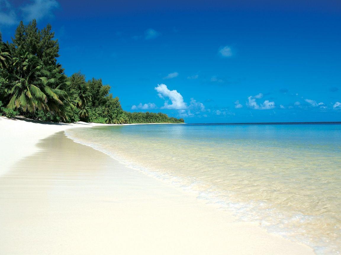 1152x864 Download wallpaper 1152x864 beach, tropics, sand, white