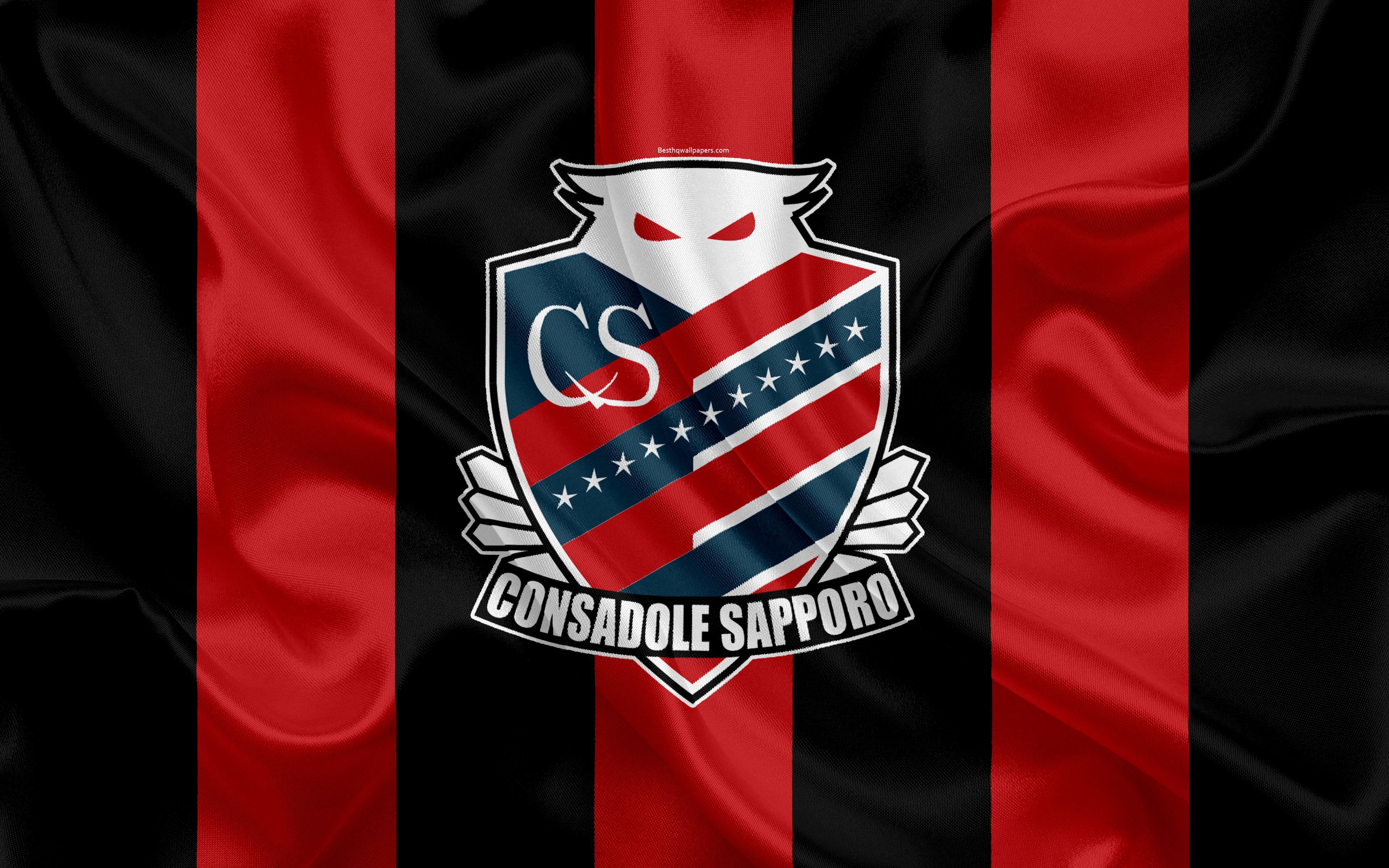 3840x2400 Download wallpaper Hokkaido Consadole Sapporo, 4k, Japanese