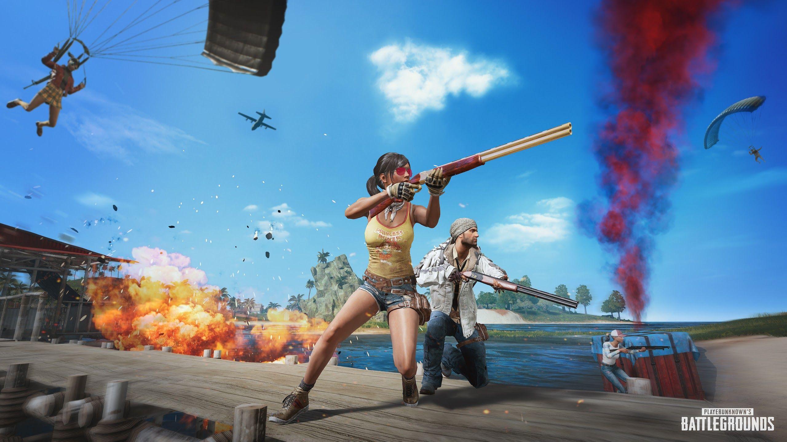 2560x1440 PUBG Sanhok PlayerUnknown's Battlegrounds 4K Wallpaper