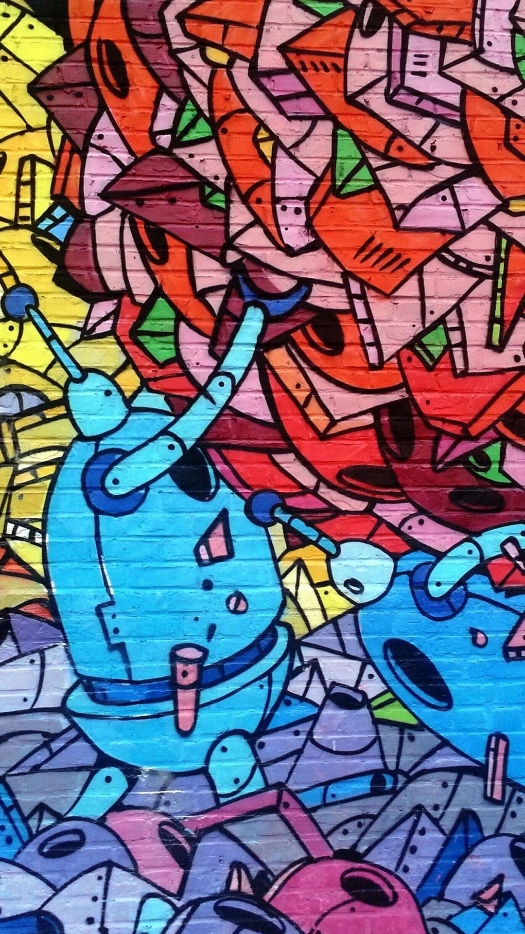 Graffiti Wall Wallpaper for iPhone 11 Pro Max X 8 7 6  Free Download  on 3Wallpapers