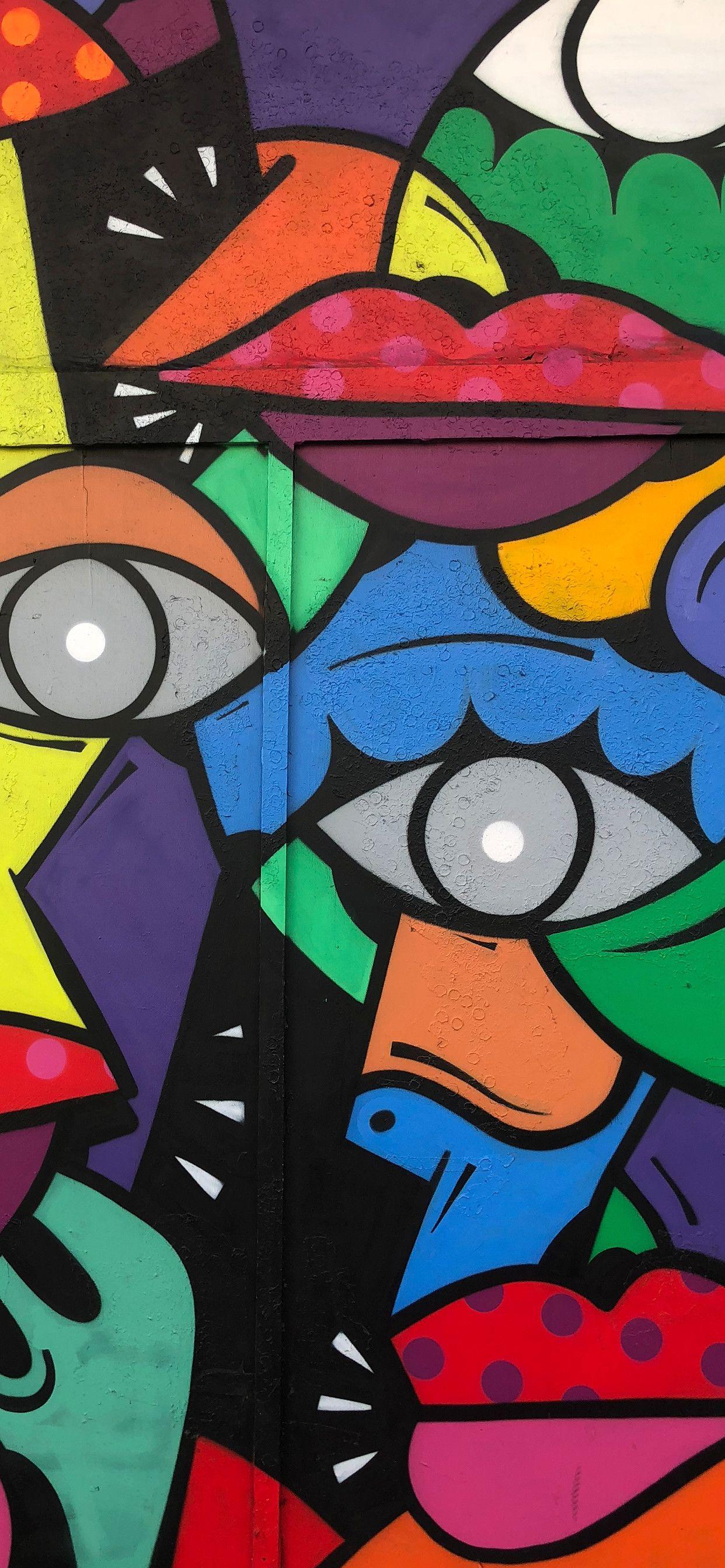 1242x2688 Abstract Graffiti Wallpaper