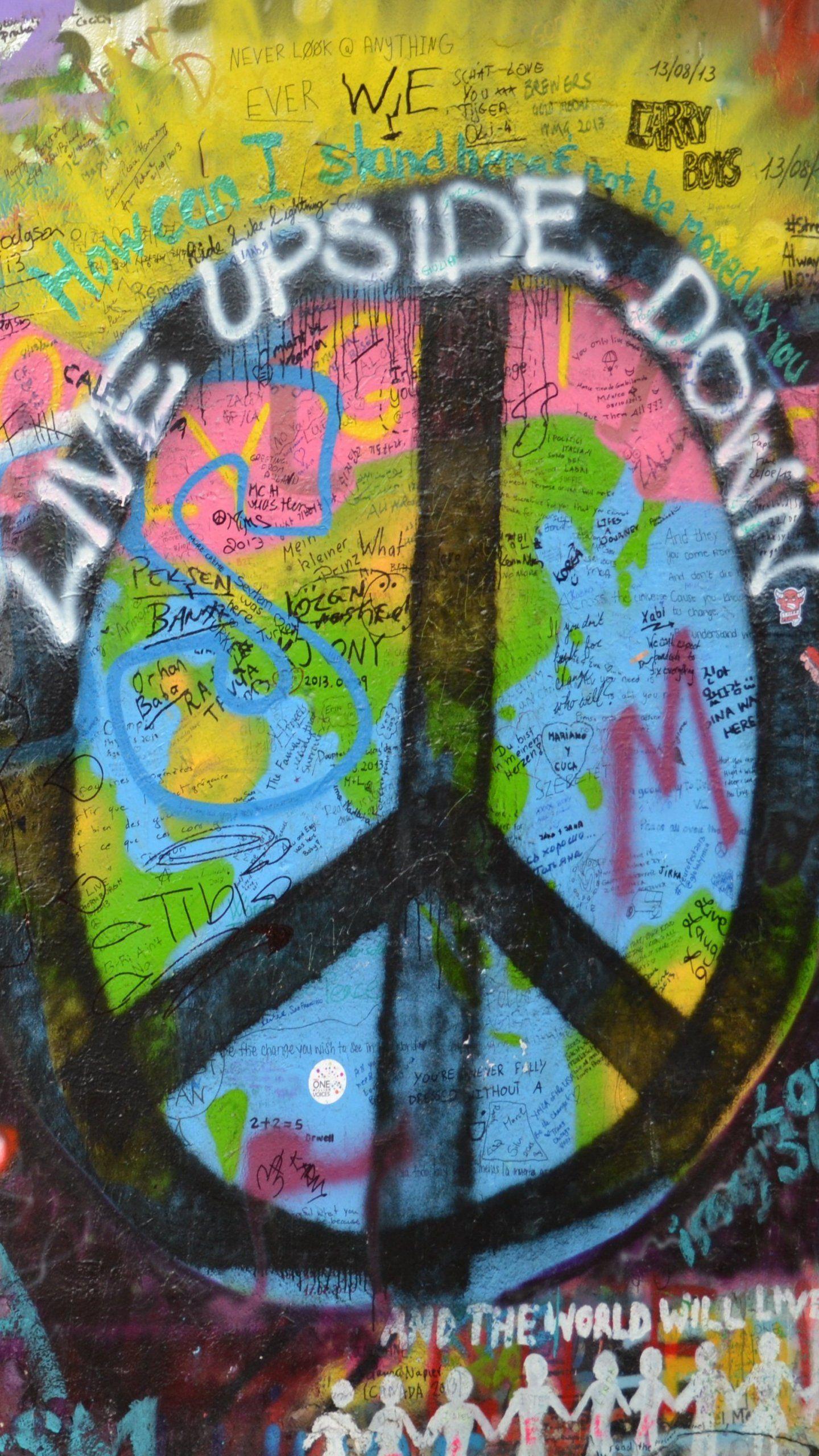 1440x2560 Prague Lennon Graffiti Wall Wallpaper, Android & Desktop