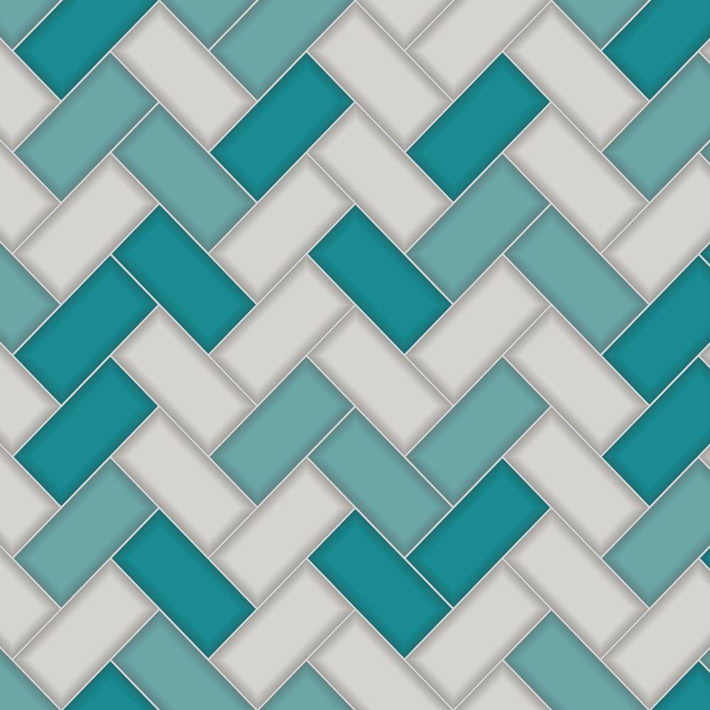 1000x1000 Holden Chevron Tile Pattern Wallpaper Stripe Glitter Faux Effect Kitchen Bathroom 89301. I Want Wallpaper