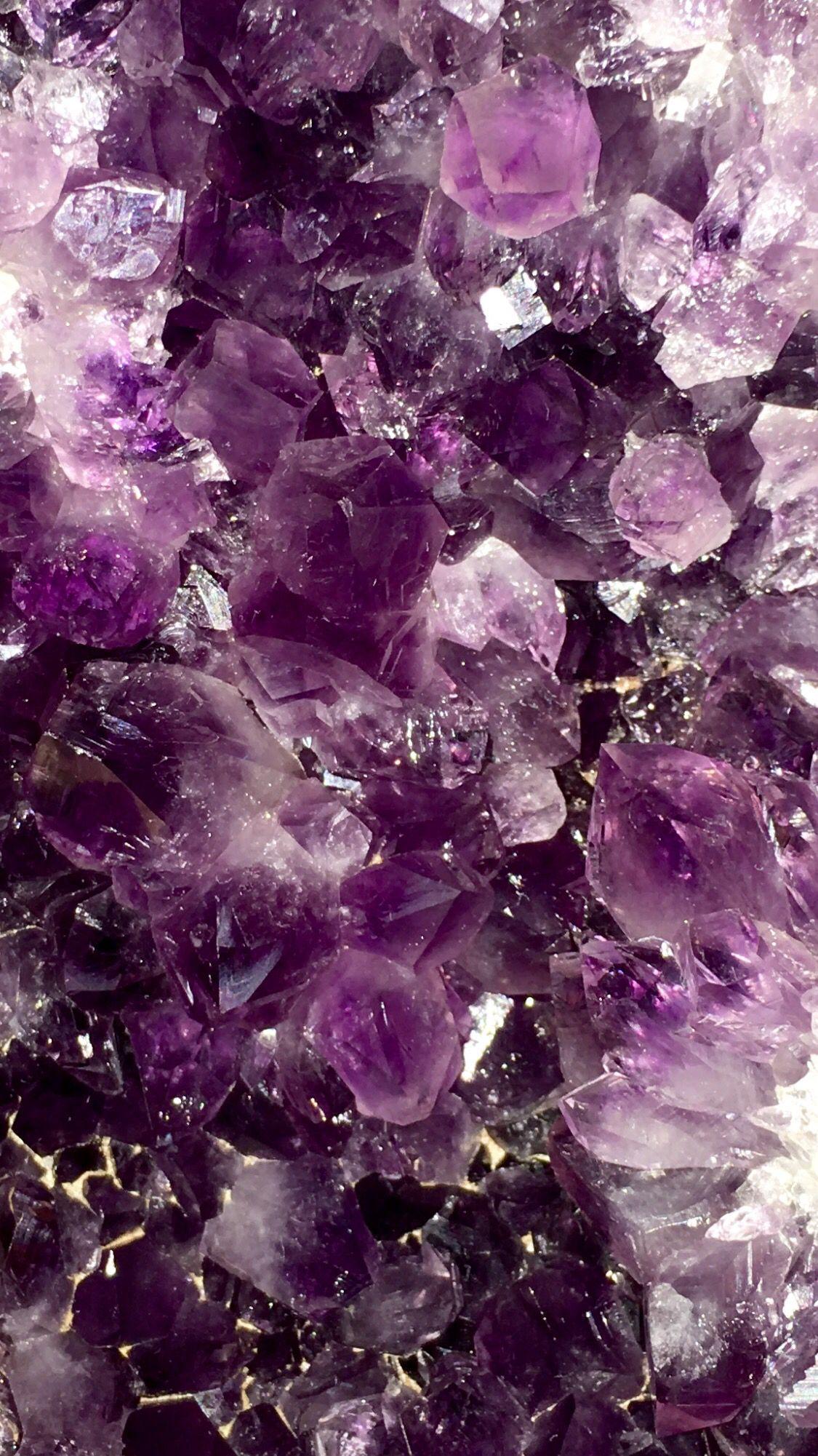 1125x2001 iPhone Wallpaper. Amethyst, Violet, Purple, Crystal
