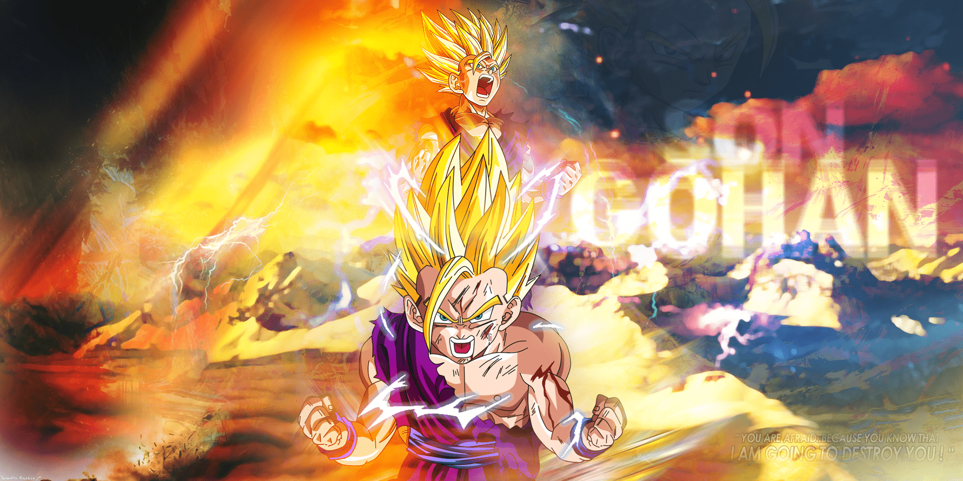 1920x960 Ssj2 Gohan Wallpaper