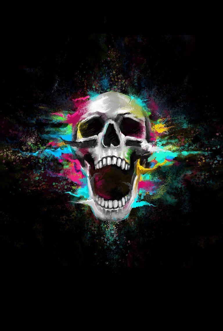 768x1136 IPhone Skull Wallpaper DESKTOP WALLPAPERS