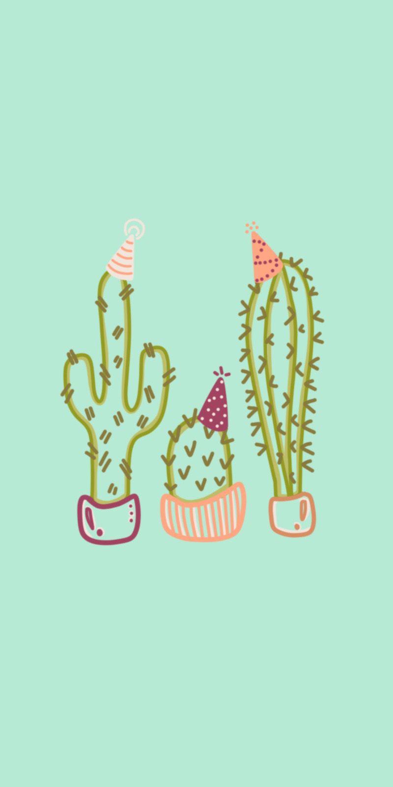 800x1600 Cactus iPhone background + my favorite book inspo lately! :)