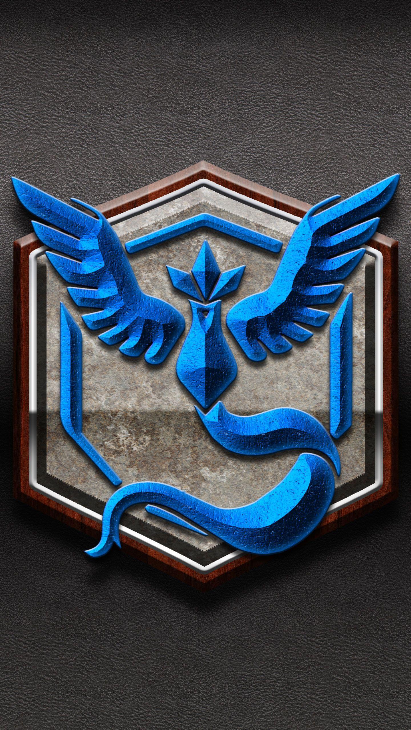 1440x2560 Tried my hand at a Team Mystic minimalist phone wallpaper