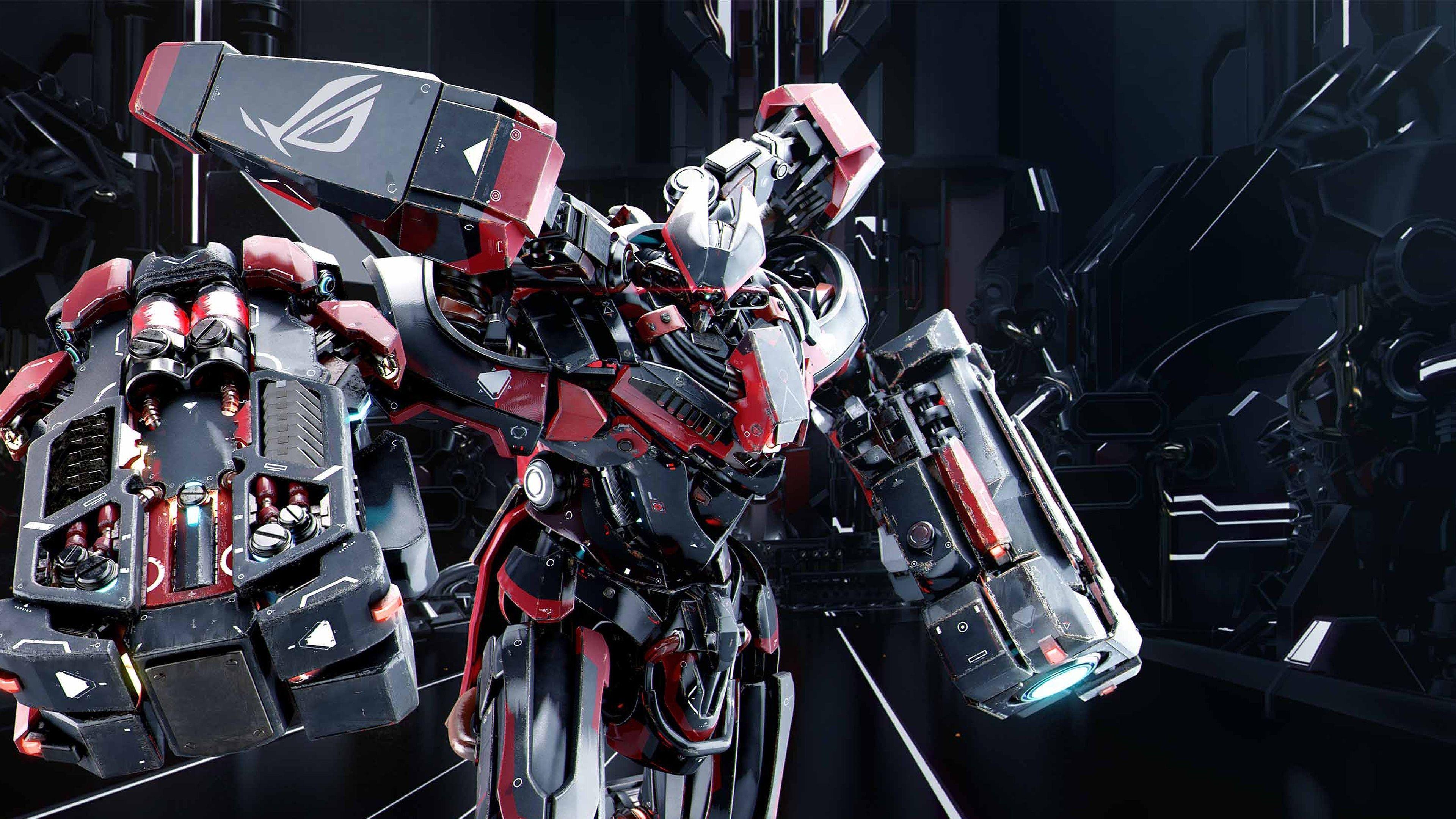 3840x2160 Technology ROG Robot