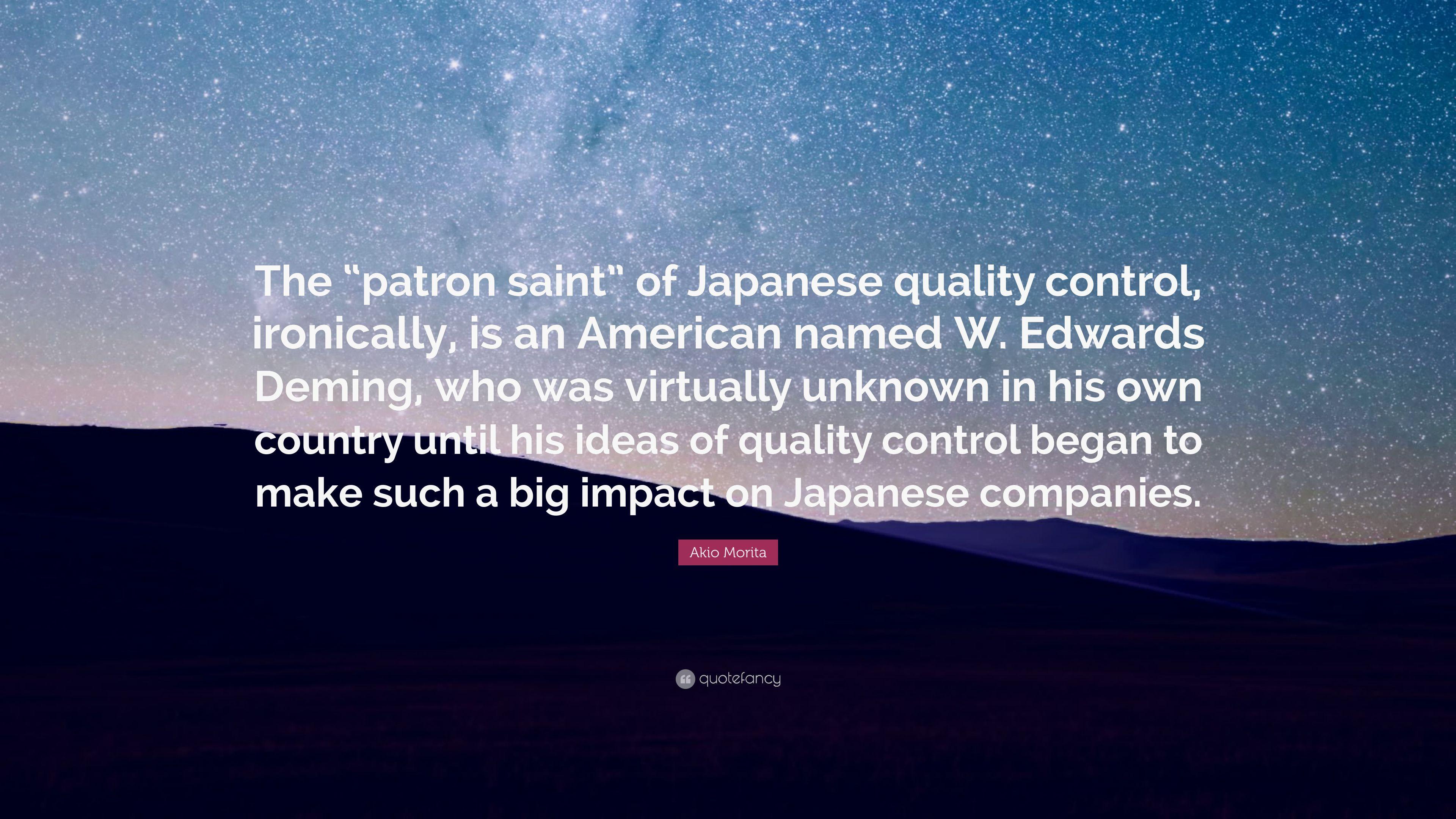 3840x2160 Akio Morita Quote: “The “patron saint” of Japanese quality