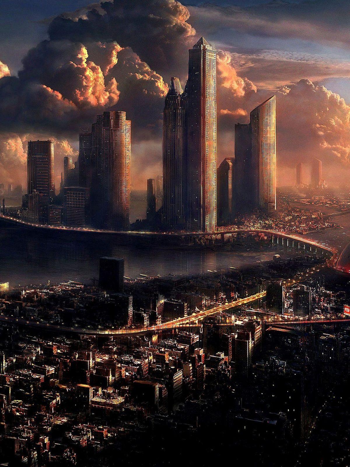 1200x1600 Cities Futuristic Mobile Wallpaper