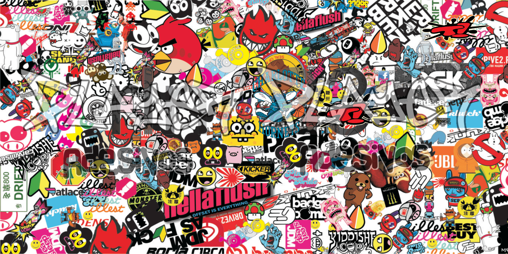 1700x850 Jdm Sticker Bomb Png & Free Jdm Sticker Bomb.png Transparent