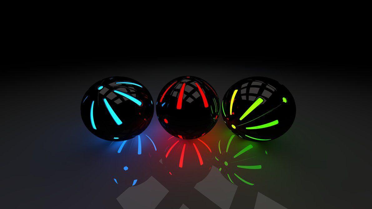 1191x670 Glow Ball HD Wallpaper [1920x1080]