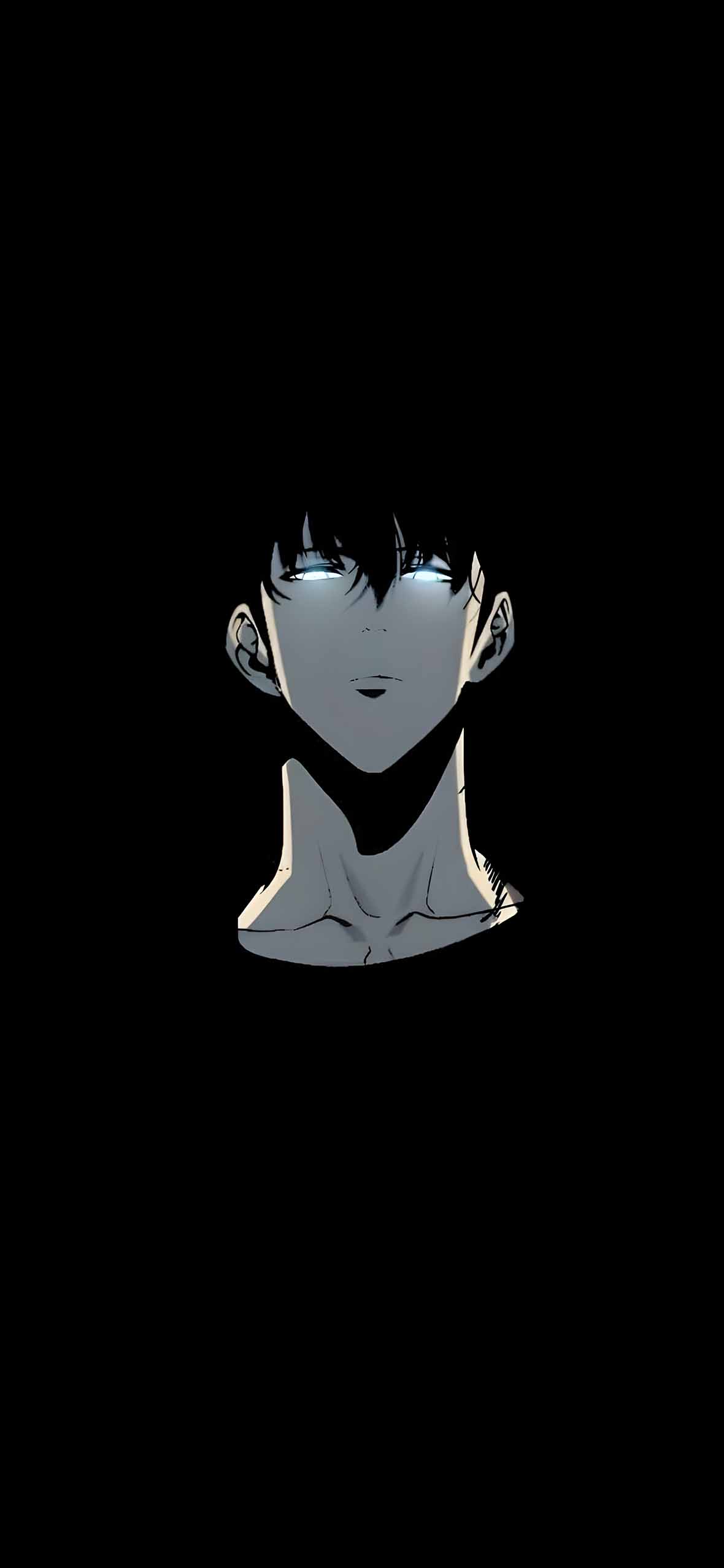 1180x2554 Sung Jin Woo Black Solo Leveling