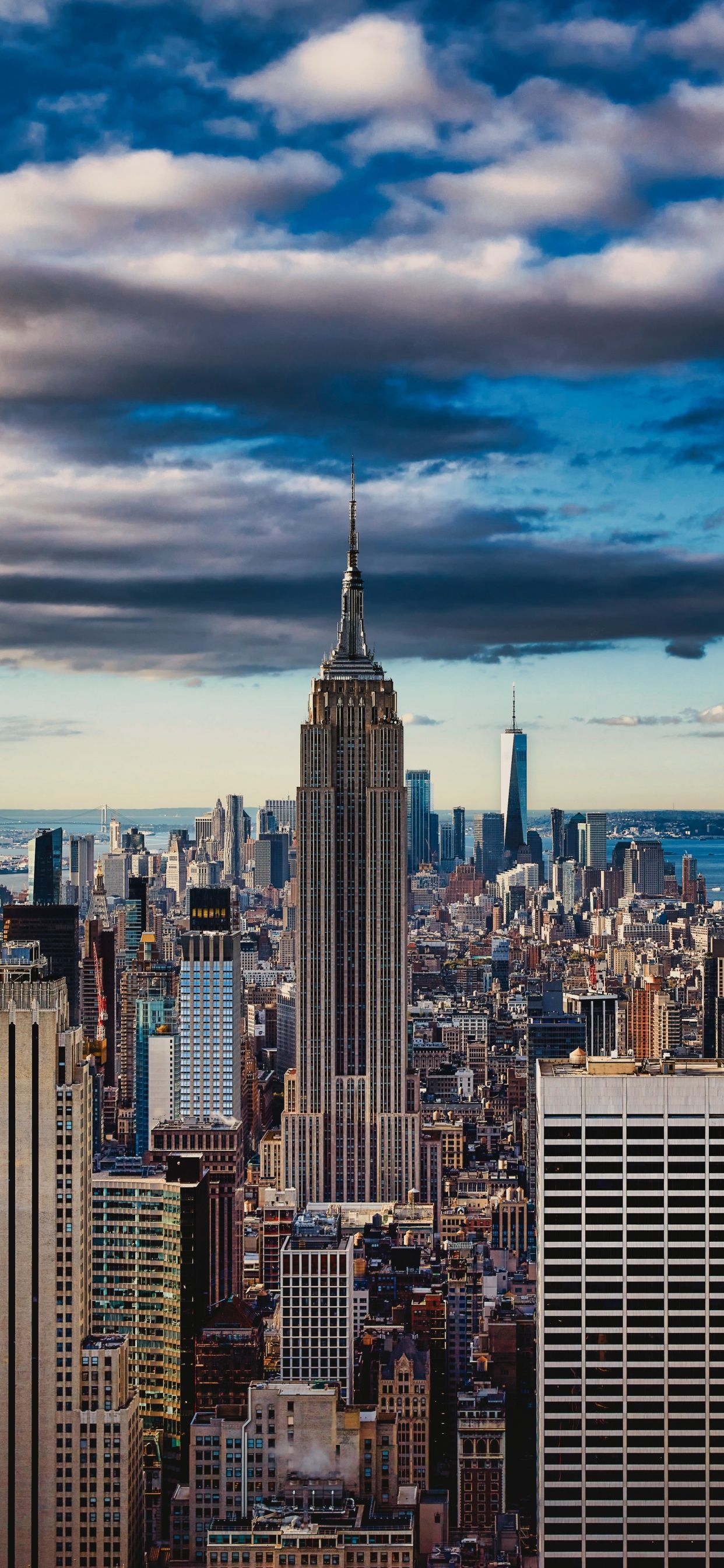 1242x2688 Empire State Building Wallpaper 4K, New