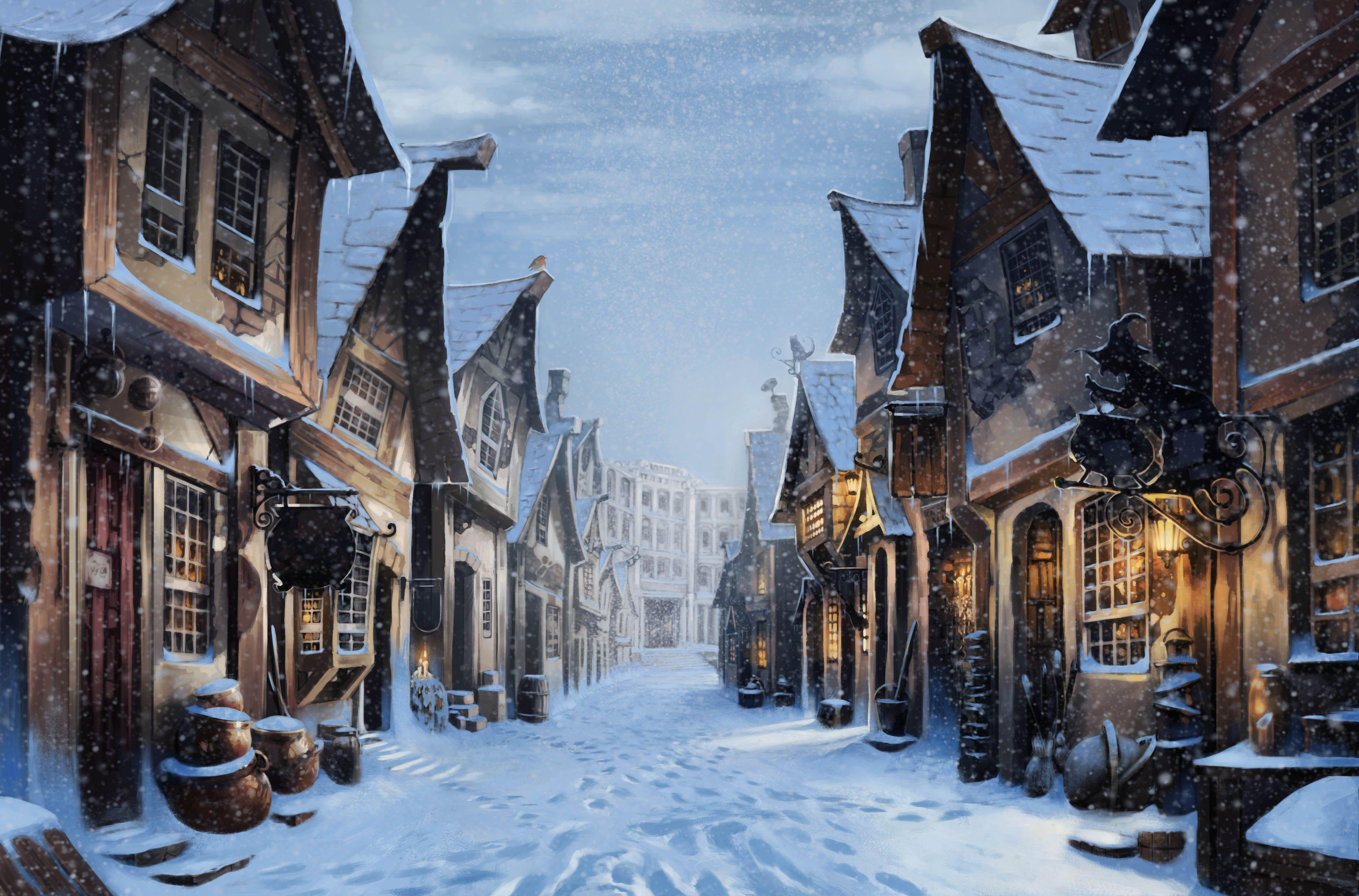 Harry Potter Christmas Wallpapers Top Free Harry Potter