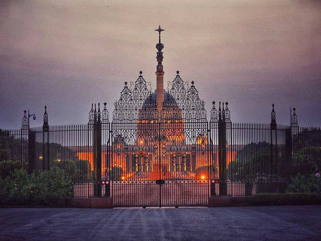 1024x768 Rashtrapati Bhavan Wallpaper