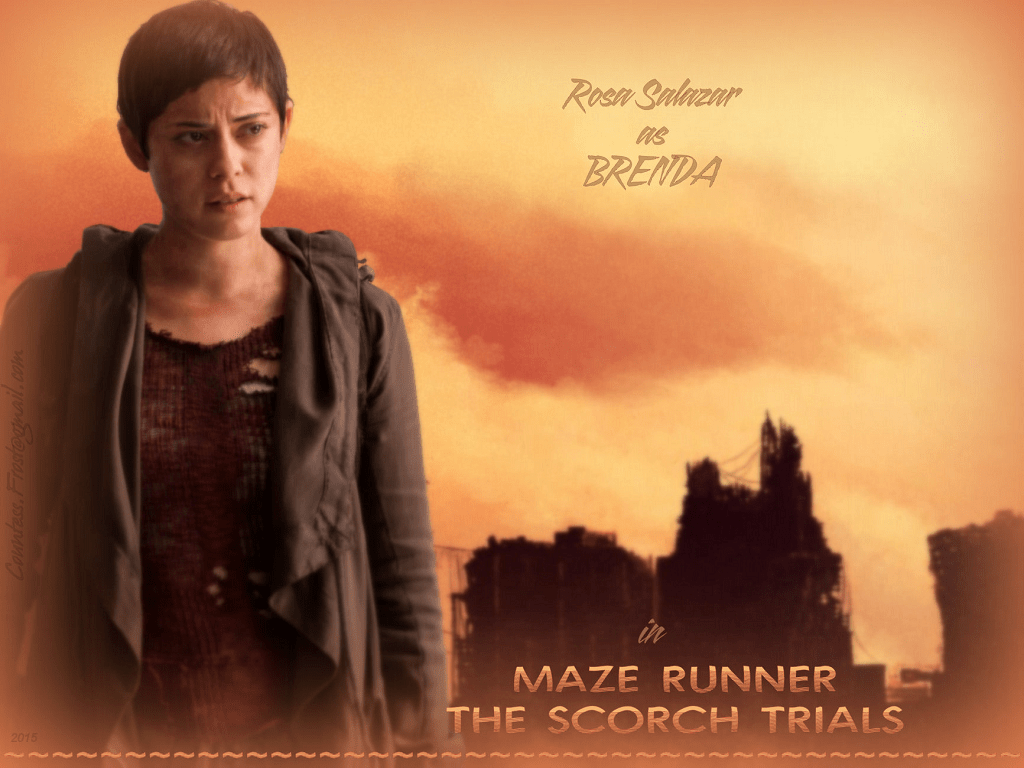 1024x768 Rosa Salazar as BRENDA (The Maze Runner) Wallpaper
