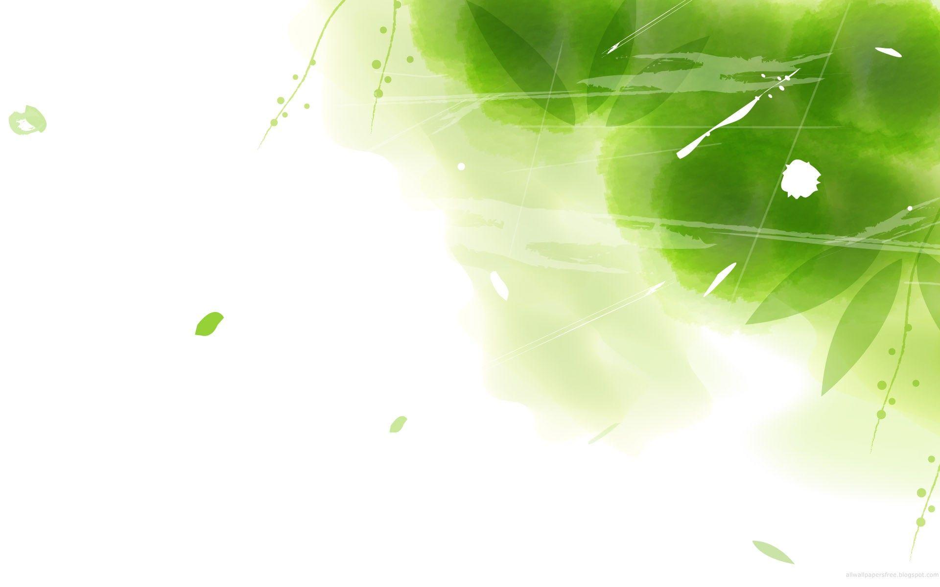 1920x1200 Green And White Wallpaper