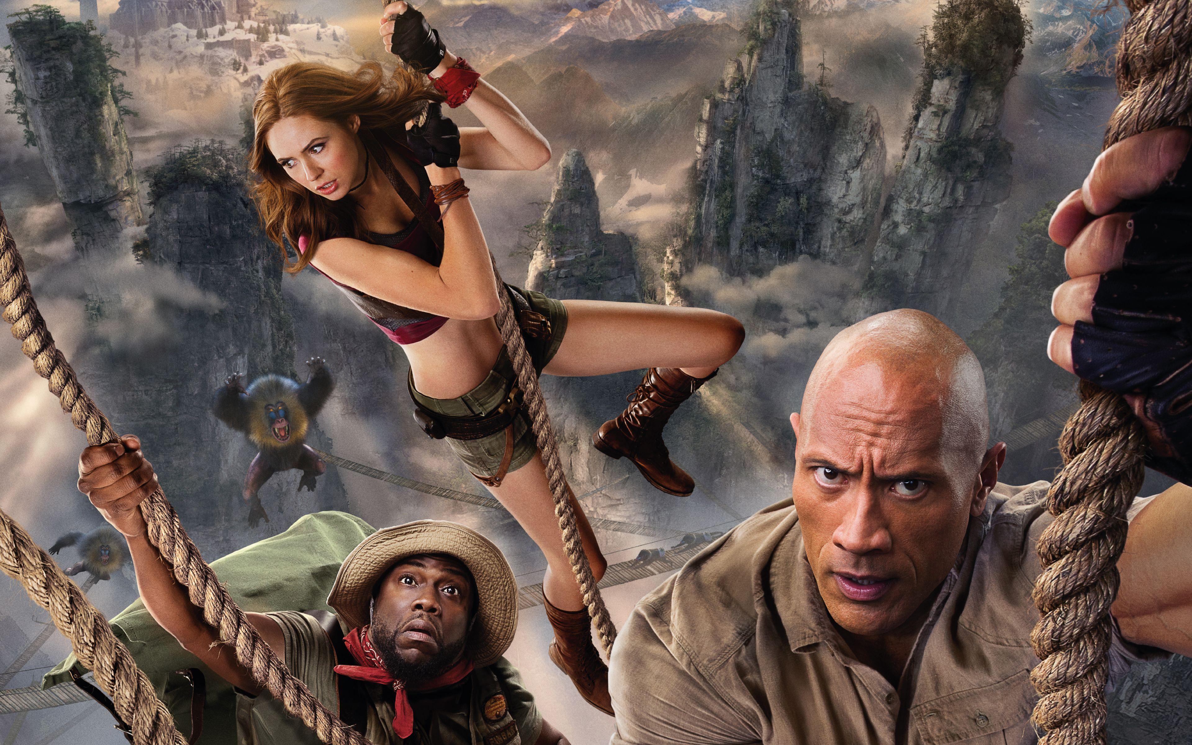 3840x2400 Characters from Jumanji The next Level Wallpaper 4k Ultra HD