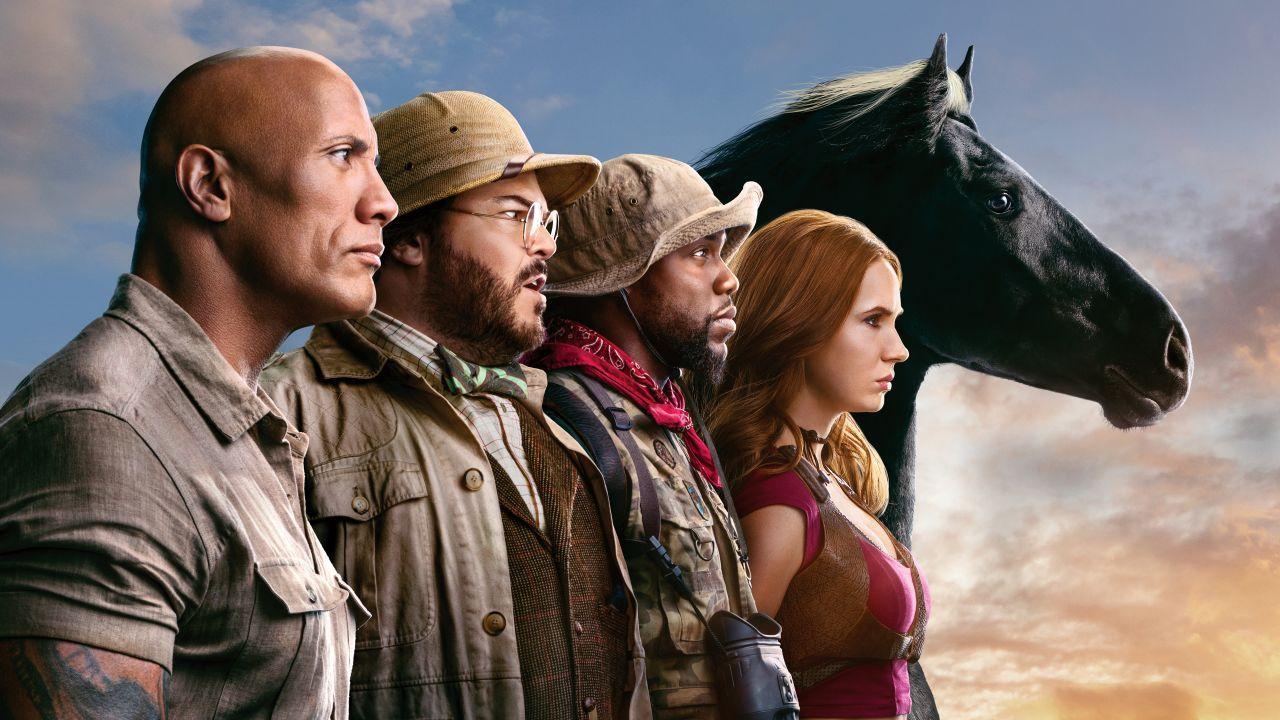 1280x720 Wallpaper Jumanji: The Next Level, Jack Black, Kevin Hart