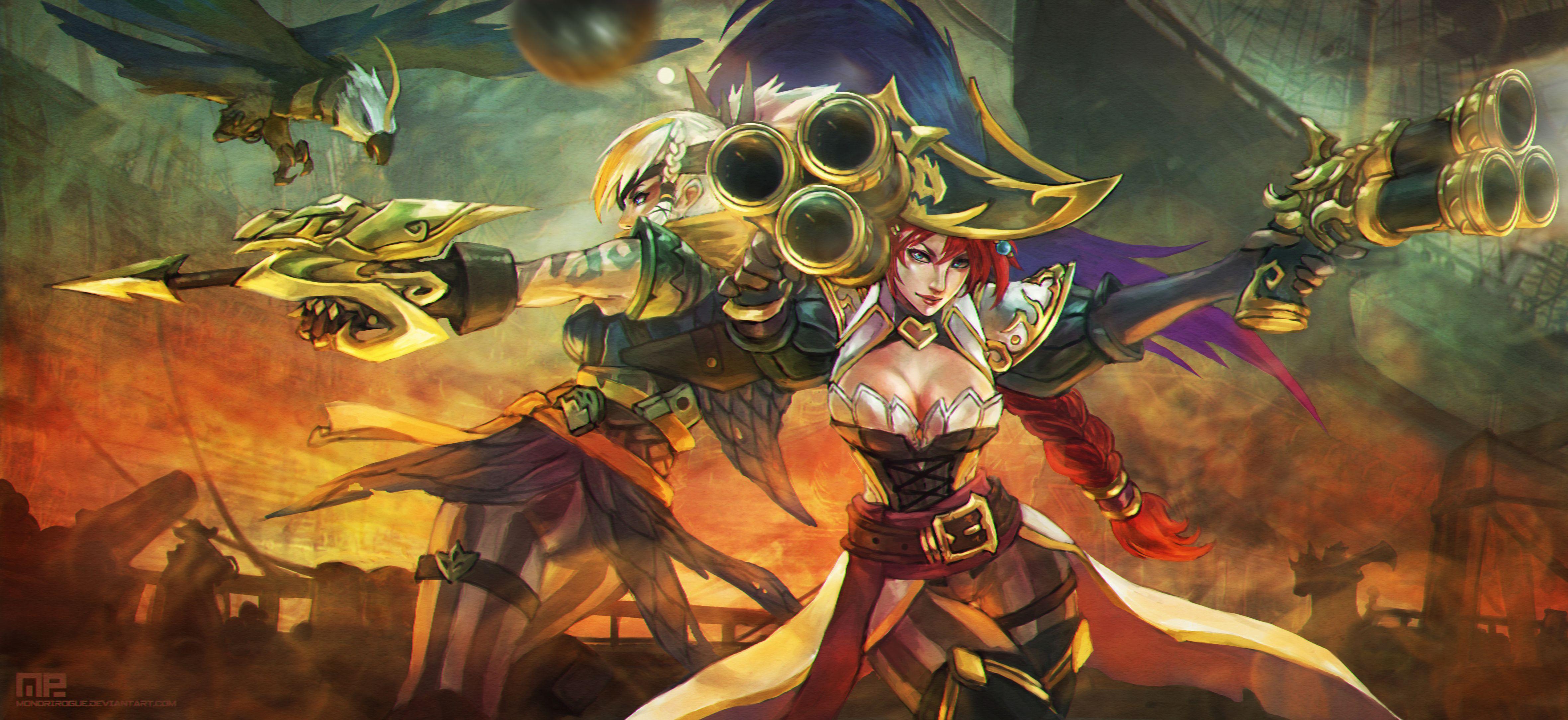 4721x2168 Miss Fortune (League Of Legends) HD Wallpaper